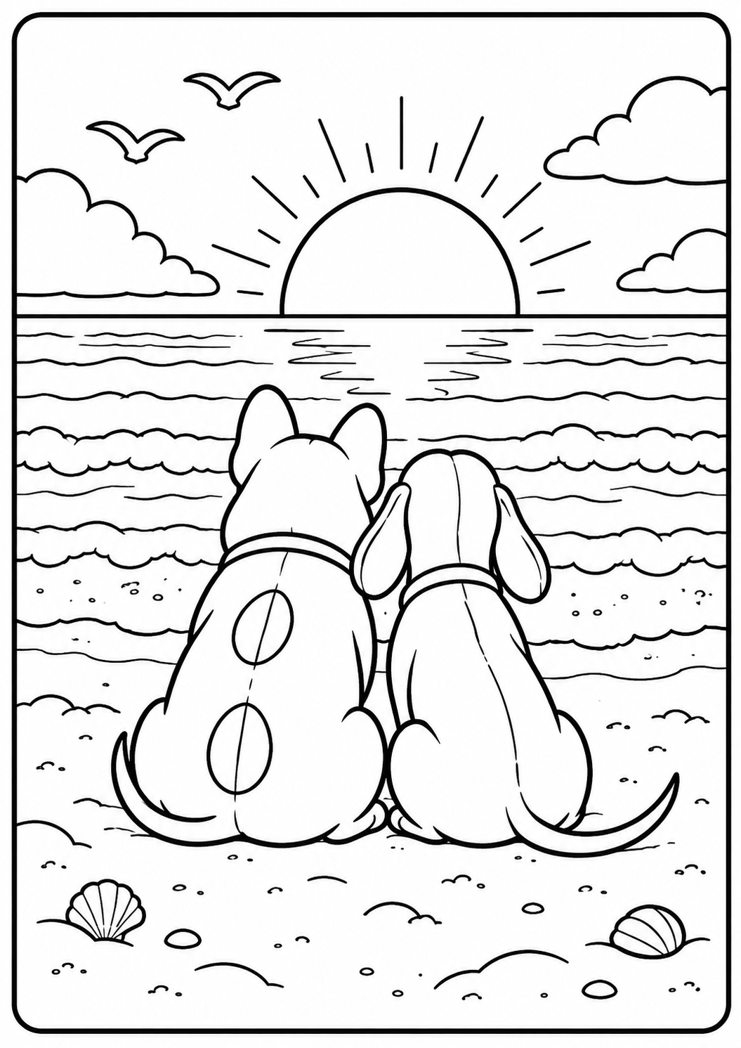Sun goes down