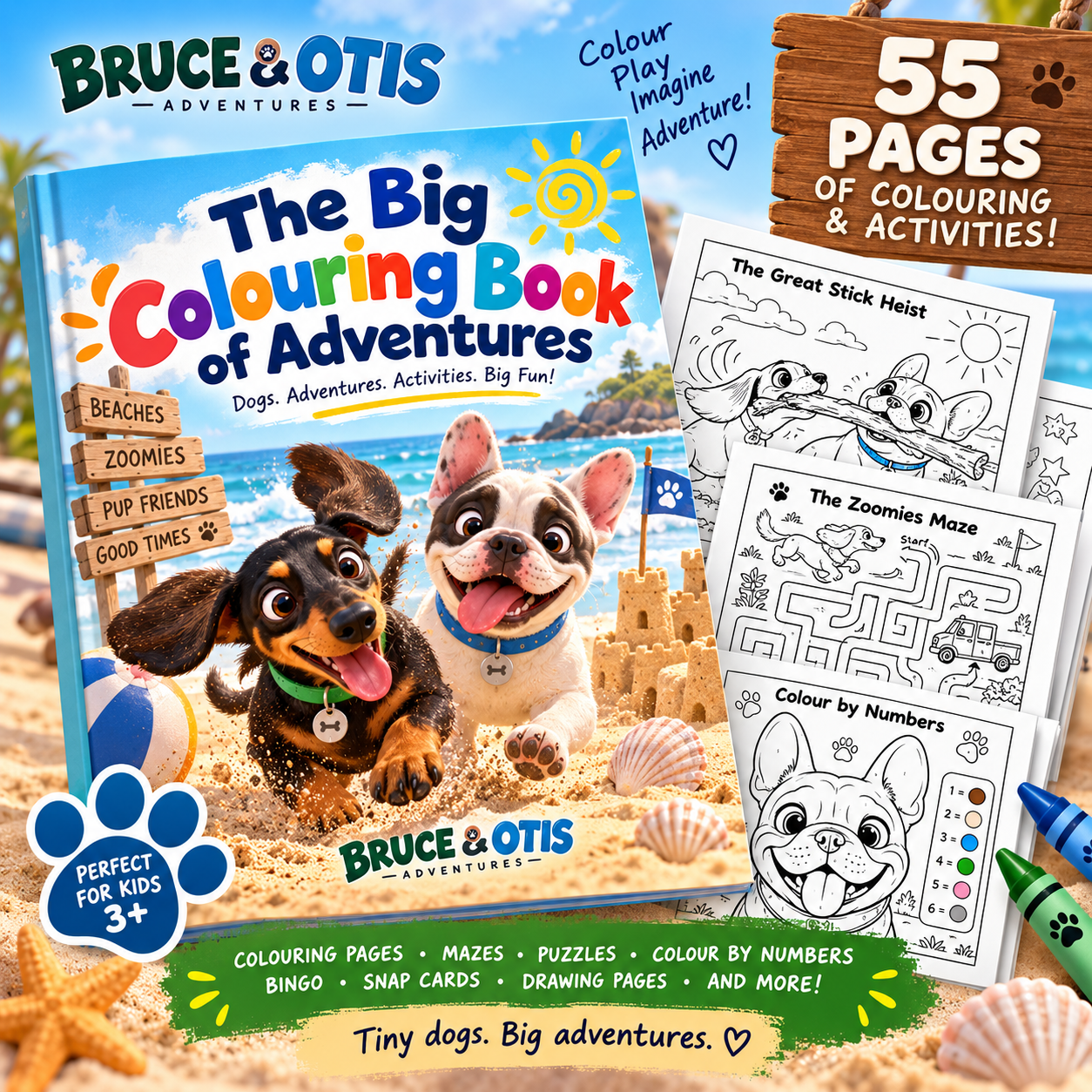 Printed Colouring Book